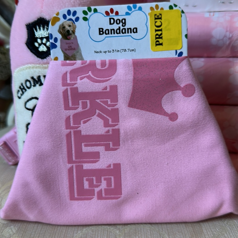 NWT female dog posh bundle: size medium: harness, bandanna, toy, waste holder - Picture 3 of 7